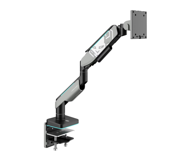 Diablo Chairs X-ARM LED RGB szaro-czarny - 1364742 - zdjęcie